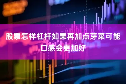 股票怎样杠杆如果再加点芽菜可能口感会更加好