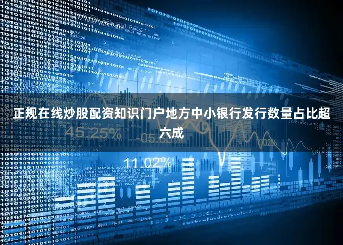 正规在线炒股配资知识门户地方中小银行发行数量占比超六成